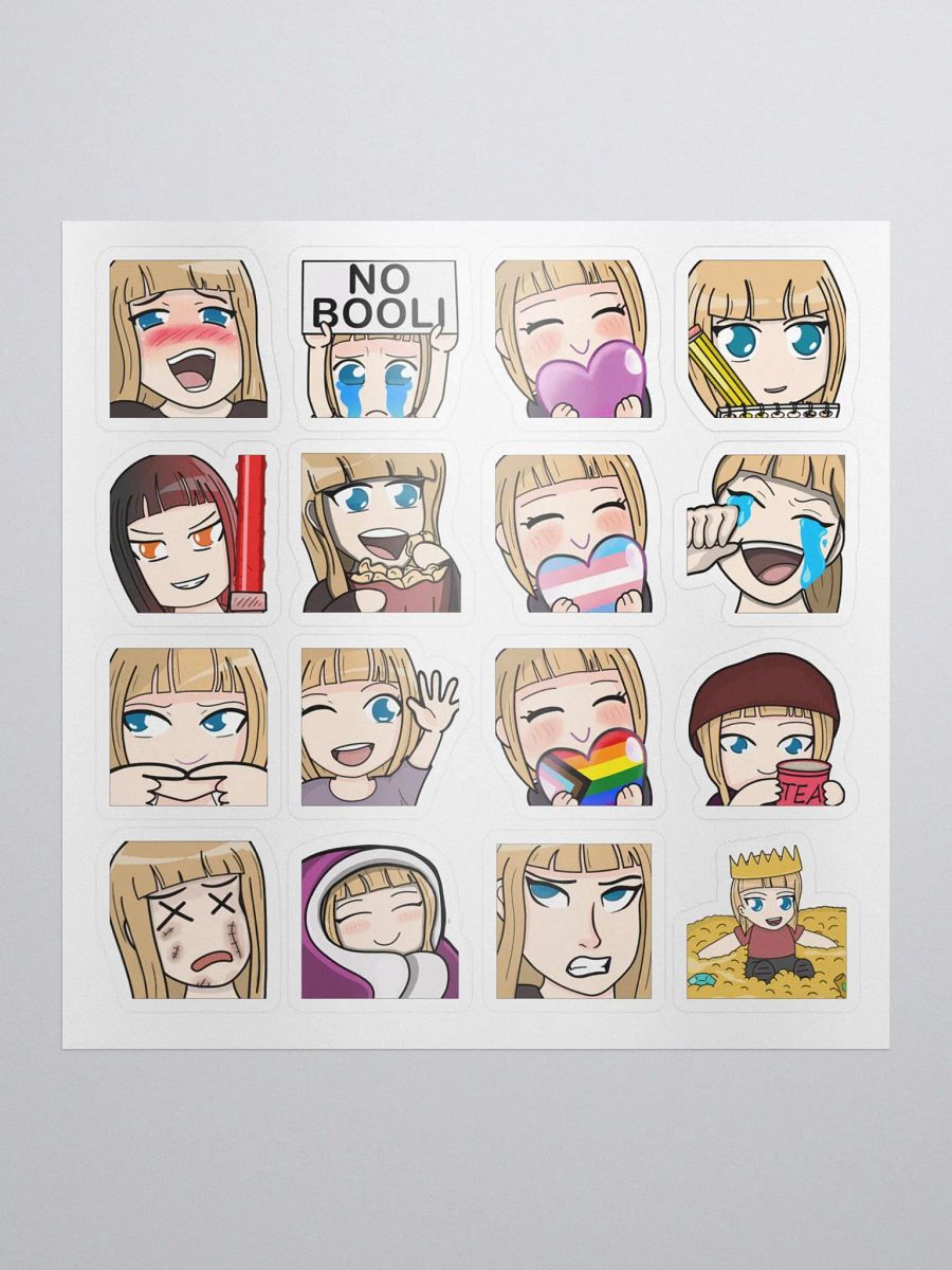 Viztee Emote Stickers product image (1)