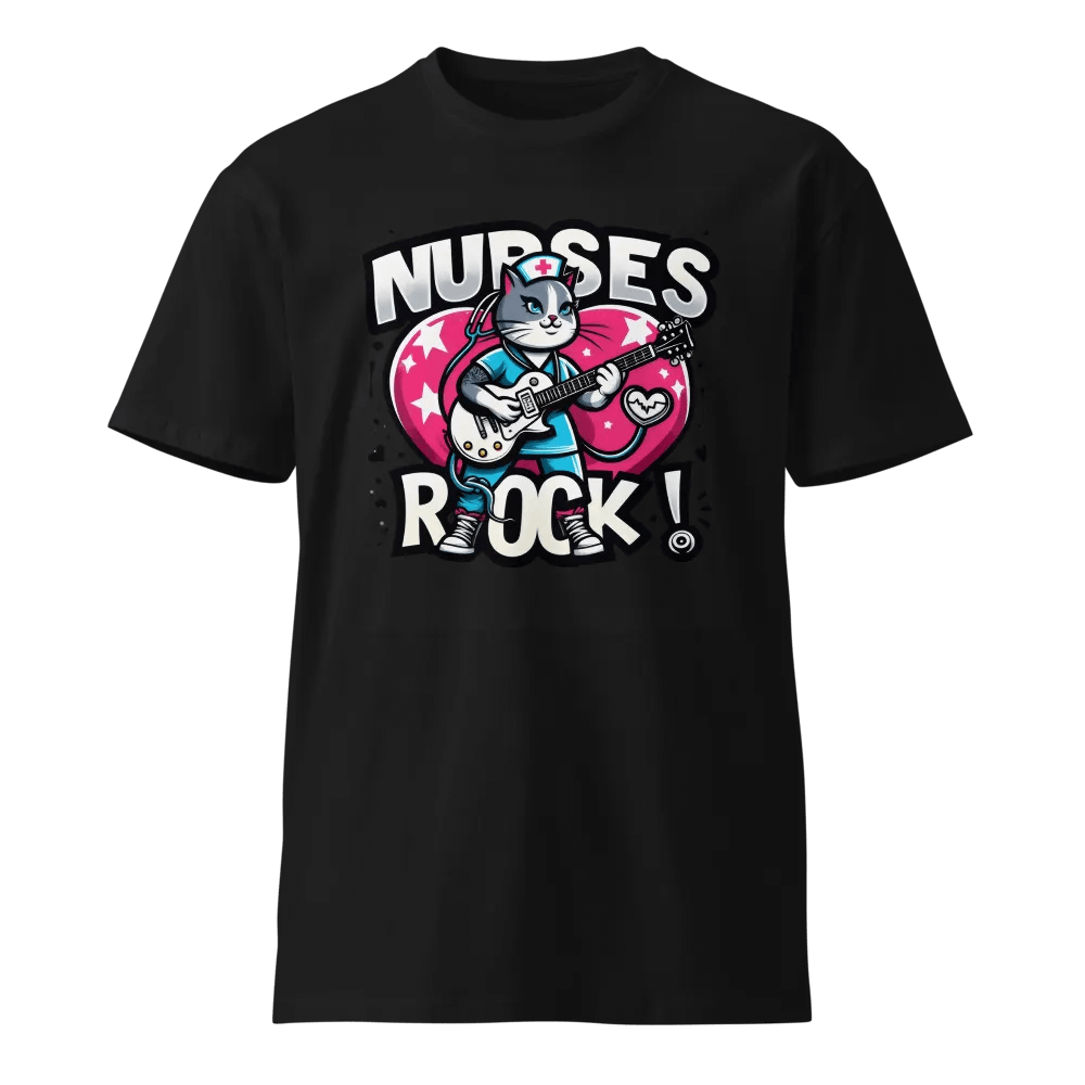 Rockin' Nurse Cat Unisex Tee product image (1)