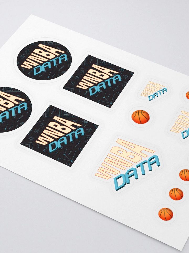 WNBADATA Sticker Sheet product image (2)