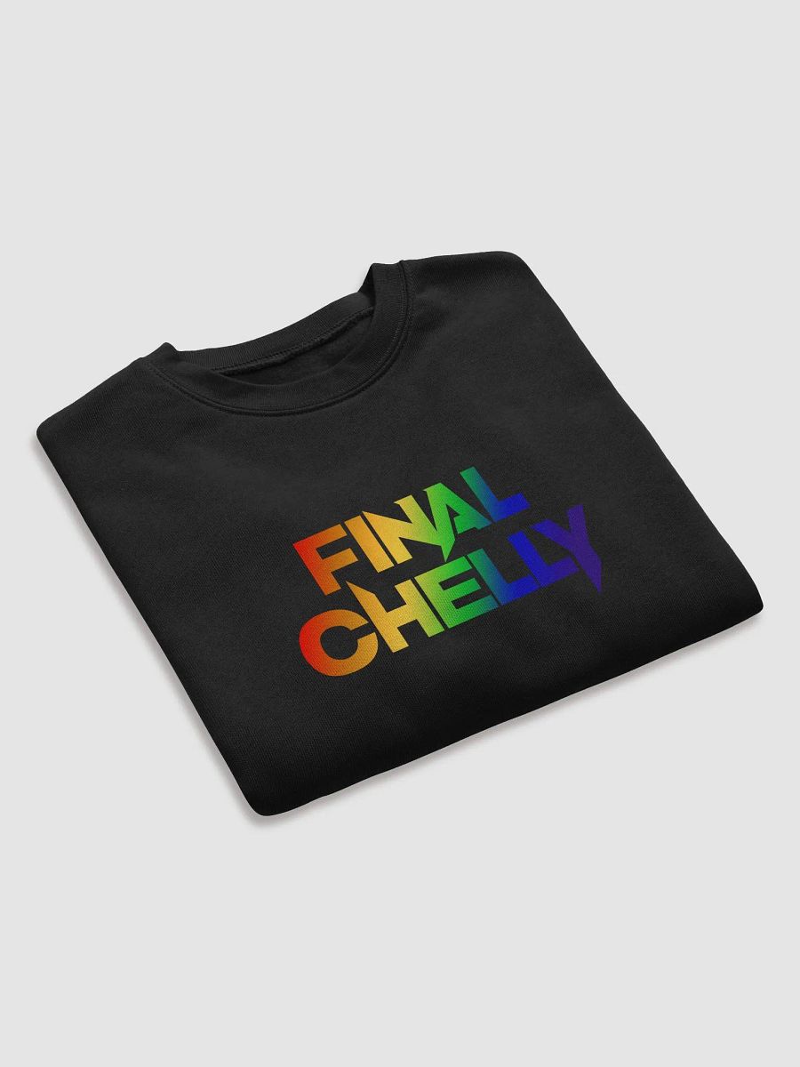 Pride Final Chelly Logo Womens Fleece Crop Top Printed Sweatshirt product image (4)