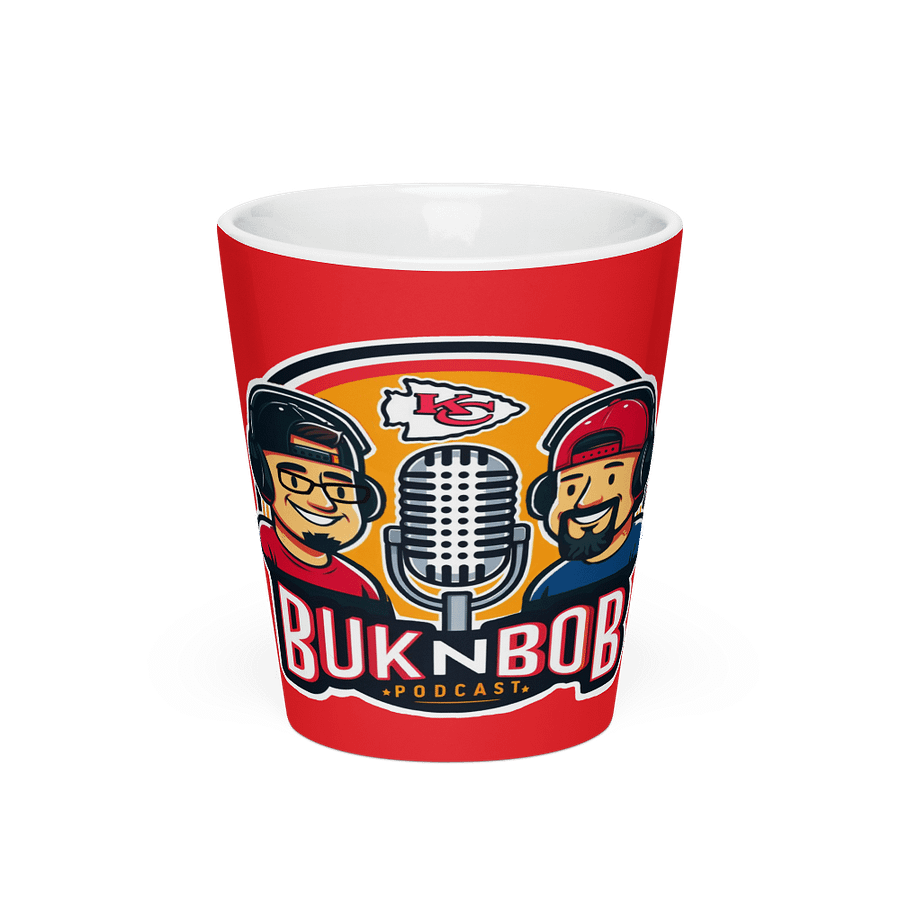 Buk N Bob Podcast Latte Mug product image (3)