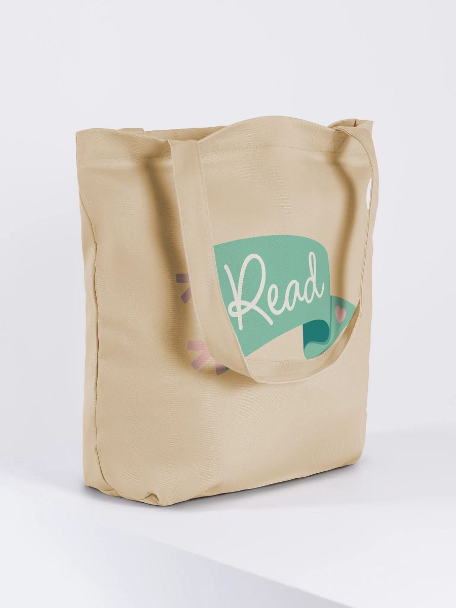 Go Team...Read! Mint Pennant Tote product image (3)