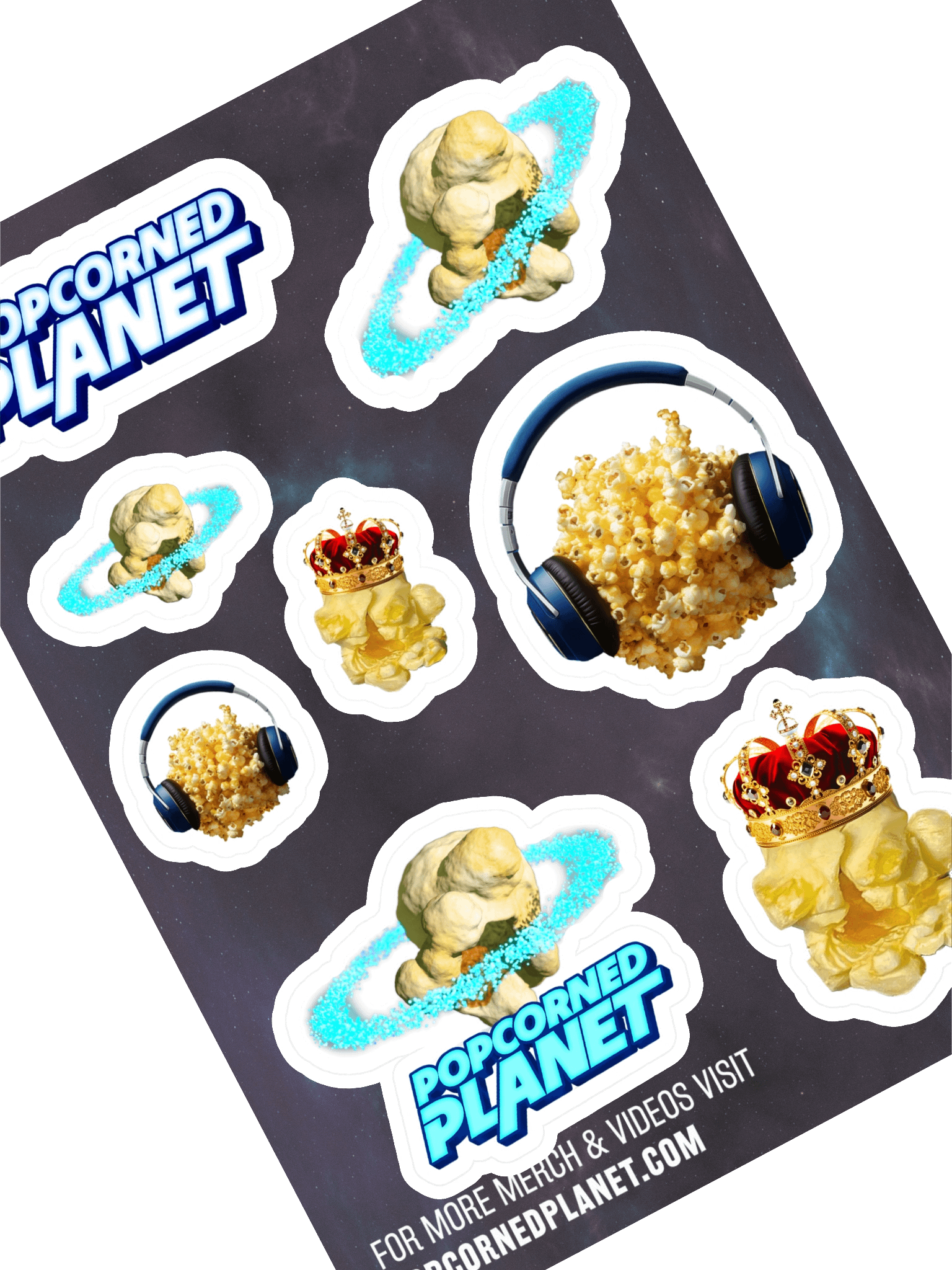 Popcorned Sticker Sheet product image (1)