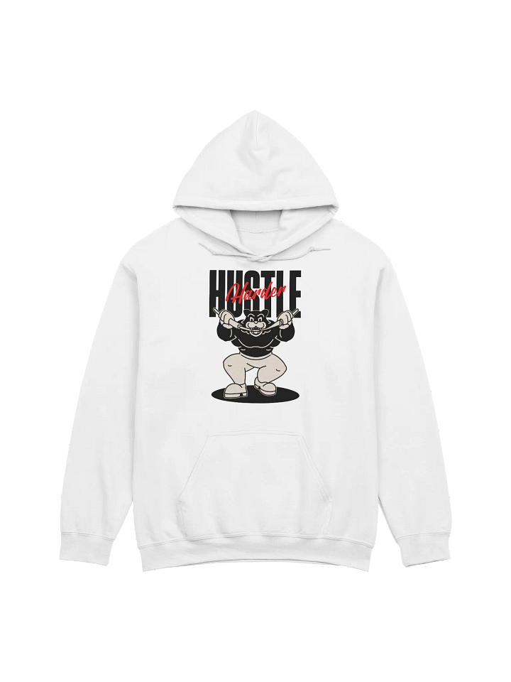 Hustle Harder Hoodie | Motivational Gym & Grind Sweatshirt for Go-Getters product image (1)