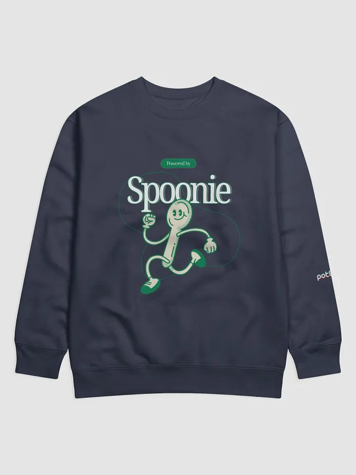 POWERED BY SPOONIE premium sweatshirt product image (17)