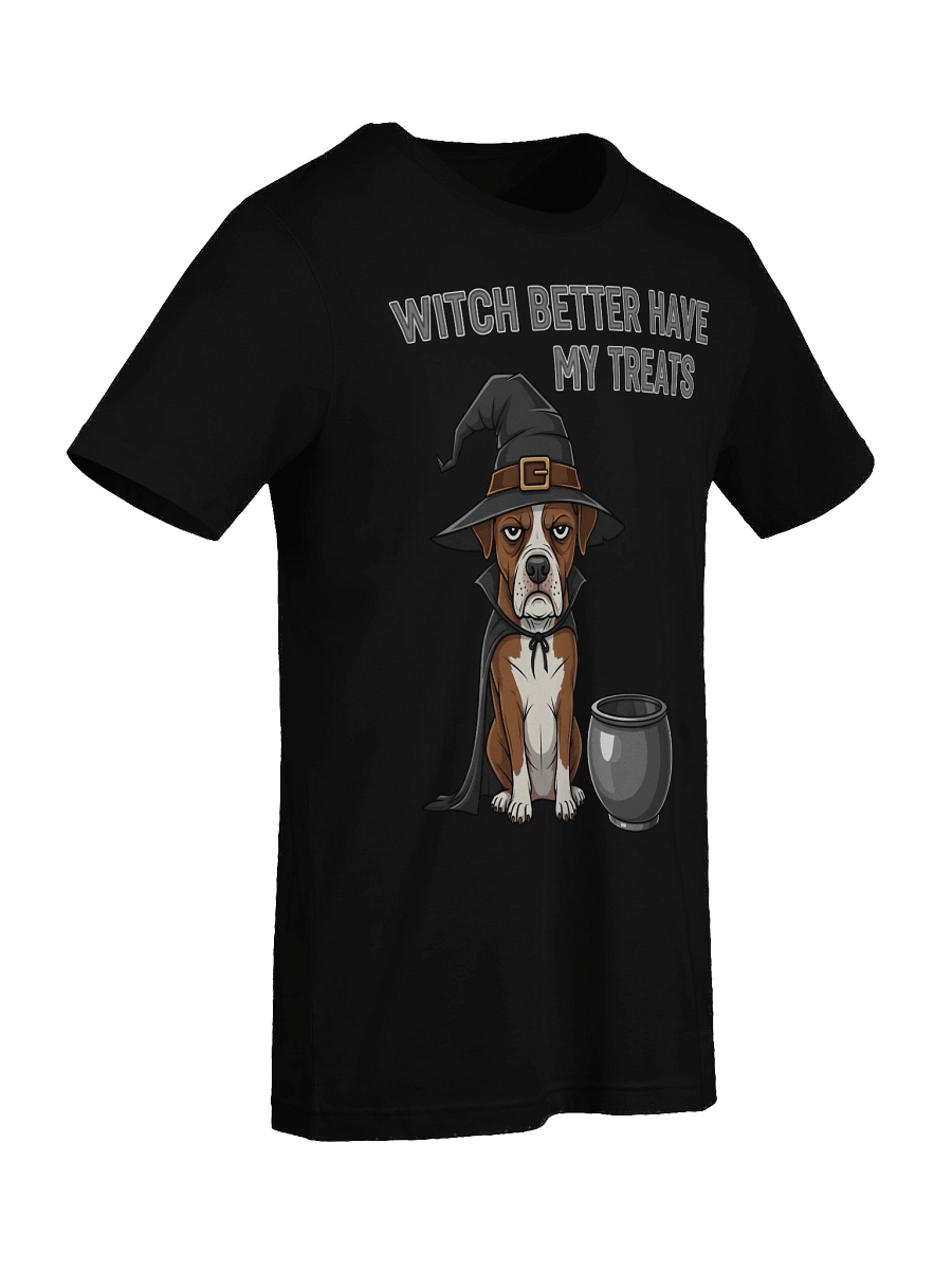 Witchy Treats Cartoon Dog T-Shirt product image (78)