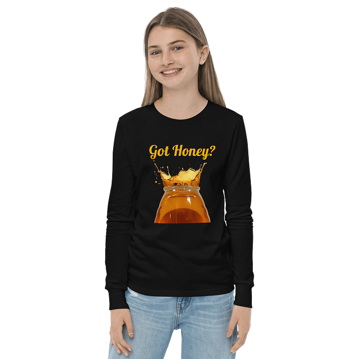 Got Honey Youth Long Sleeve T-Shirt product image (10)
