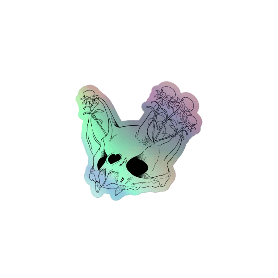 Bat Skull Holographic product image (1)