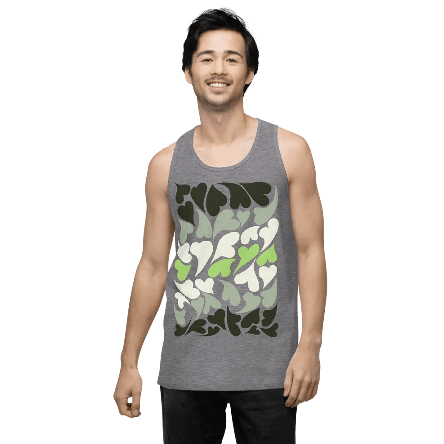 Nestled PRIDE Agender Tank Top product image (44)