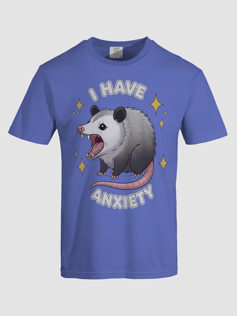 "I Have Anxiety" Possum T-Shirt - Funny Anti-Social & Relatable Tee product image (60)