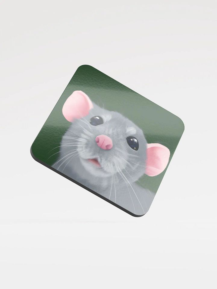 Blue Dumbo baby boy rat coaster product image (1)