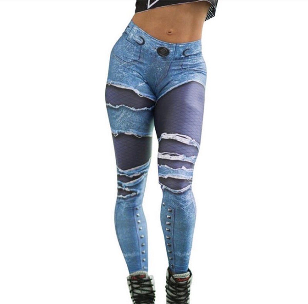 Jeans Print Legging product image (1)