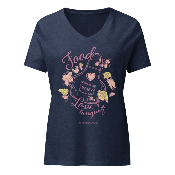 Food is My Love Language (B+C Women's V-Neck) product image (2)