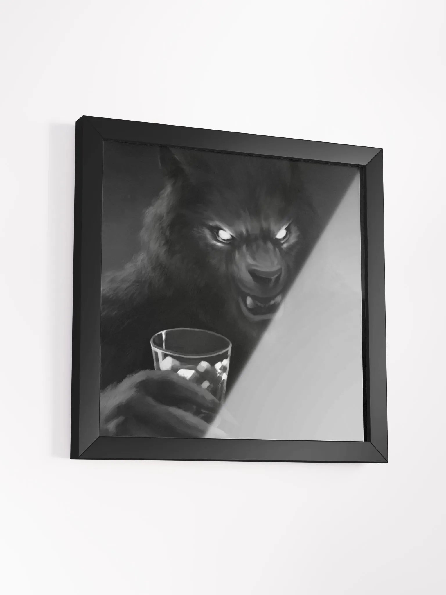 Sippin With Sin Werewolf Framed Art product image (3)