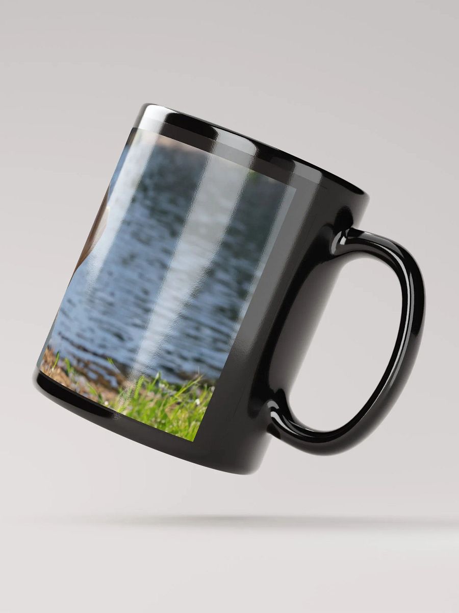 Black Glossy Mug for Dog Lovers and Nature Enthusiasts product image (4)