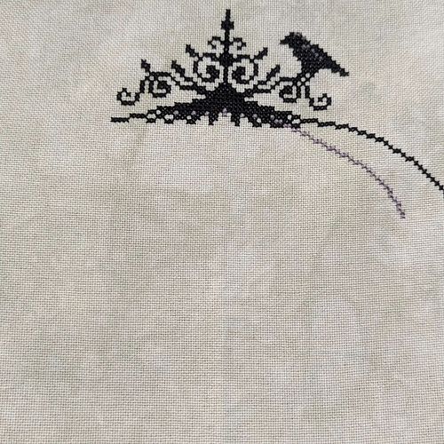 Started the Greenhouse of Oddities SAL by @lolacrowcrossstitch on Thursday. Making great progress so far! 

#greenhouseofoddi...