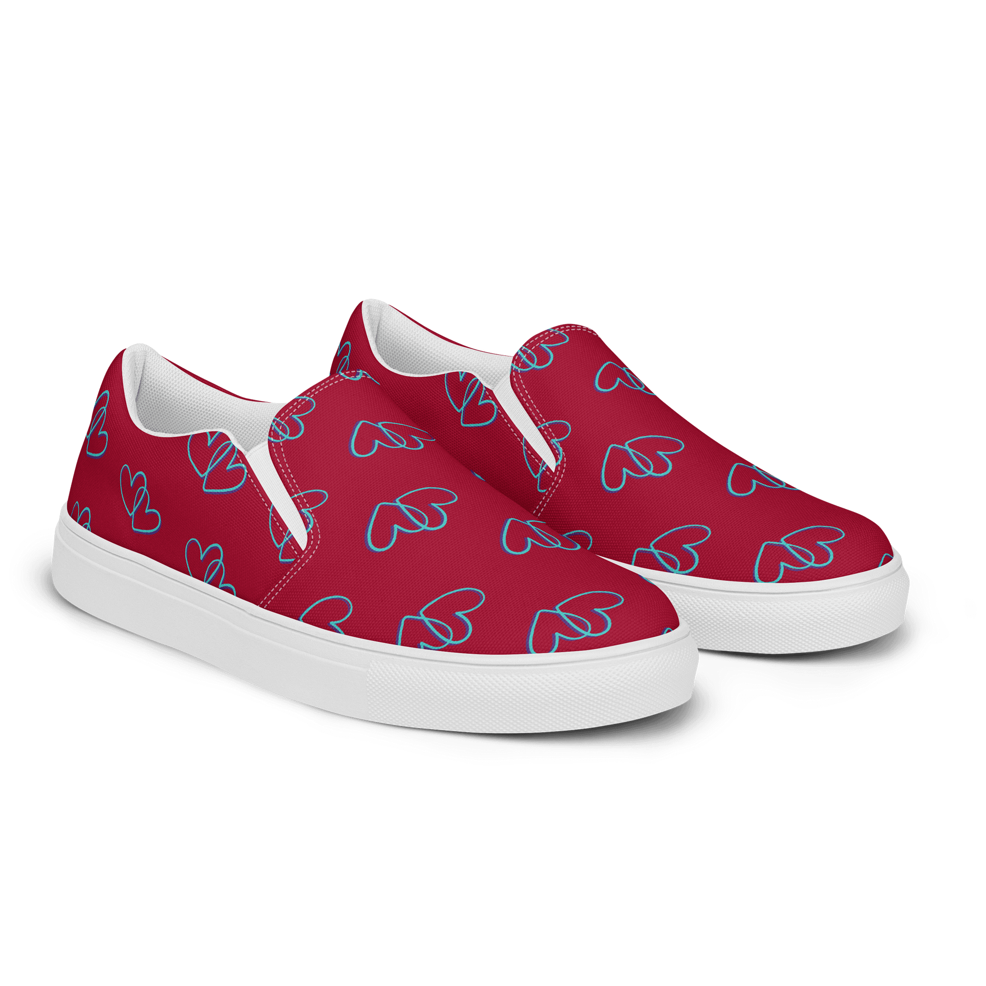 Red Heart Women's Canvas Slip-On Shoes product image (2)