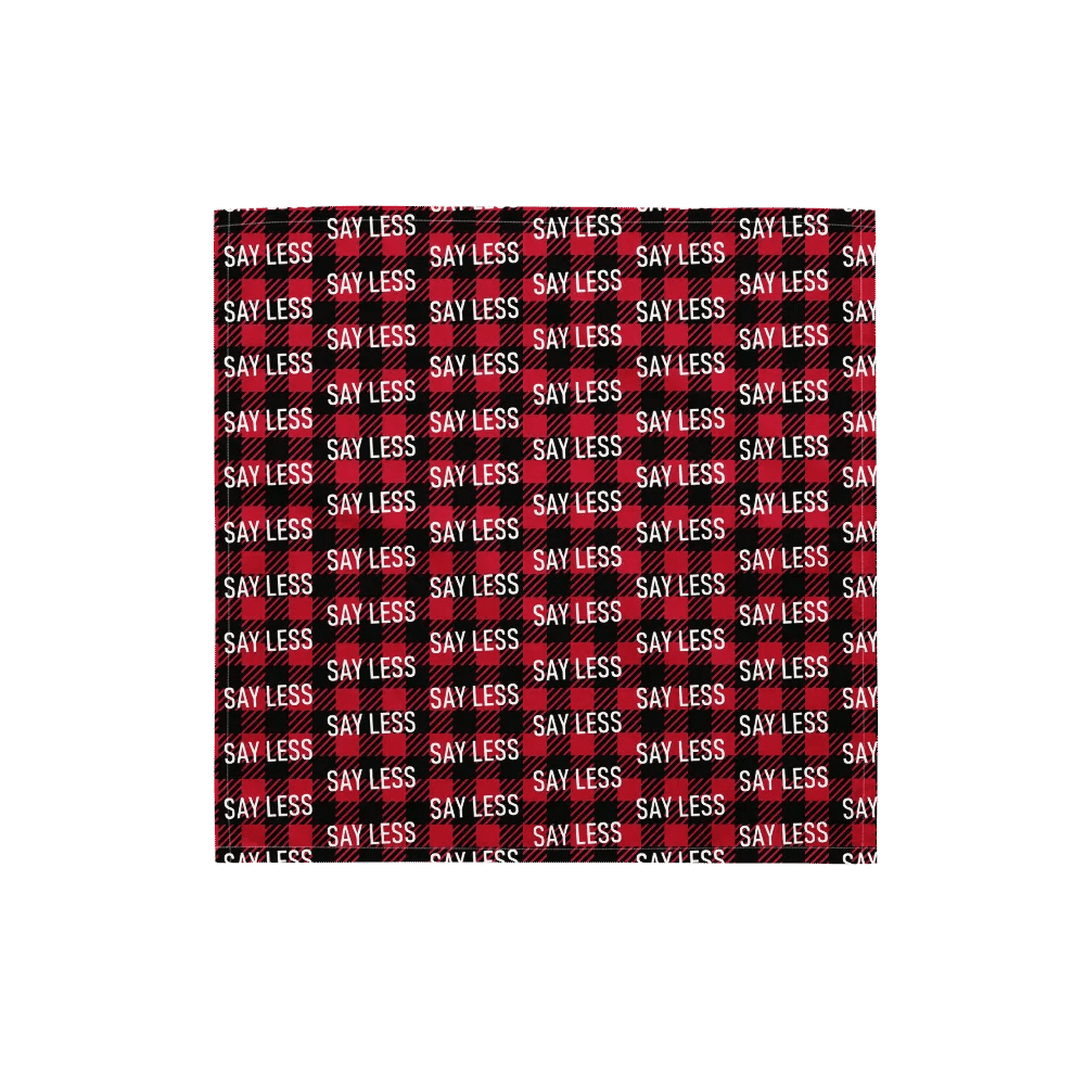 Say Less Bandana product image (1)