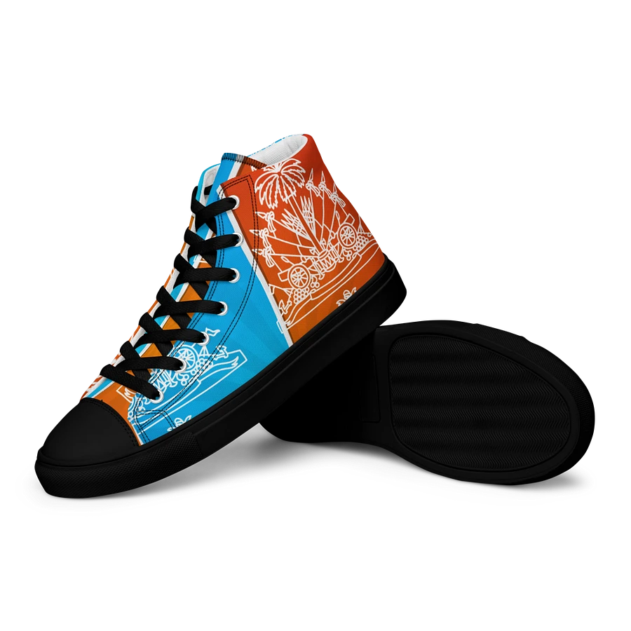 Haitian flag Men's High Tops product image (12)