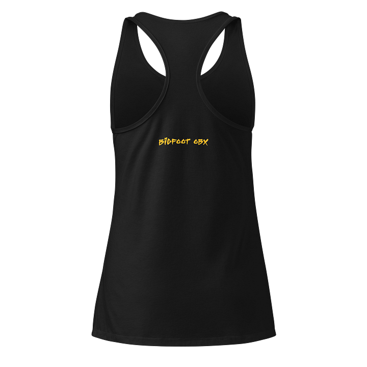 Destination Bigfoot Bronco Classic Logo Next Level Women's Racerback Tank Top (Multi Color Options) product image (6)