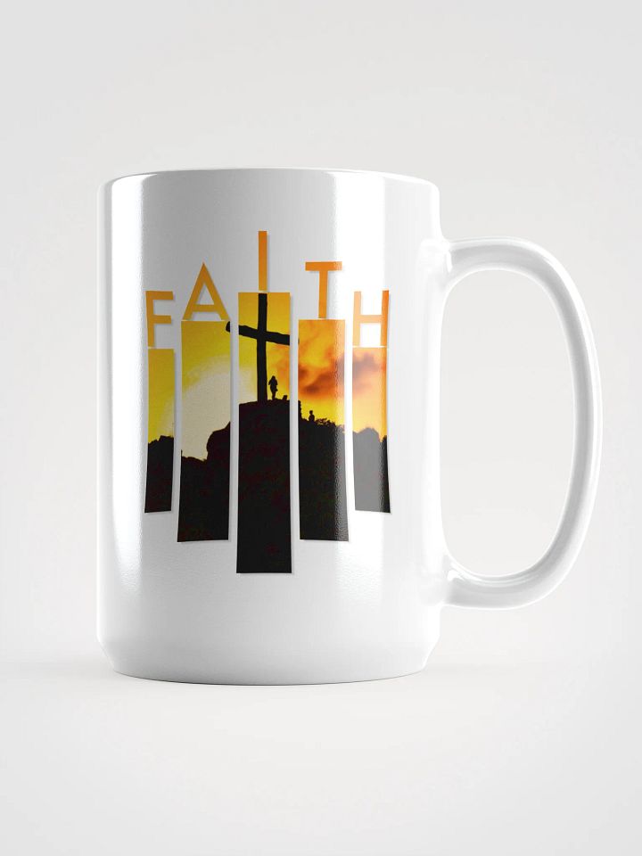 FAITH - Artistic Design White Glossy Mug product image (1)