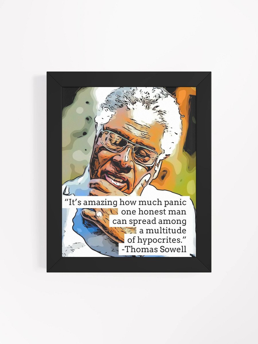 “One Honest Man” — Thomas Sowell Art Print (Framed) product image (5)