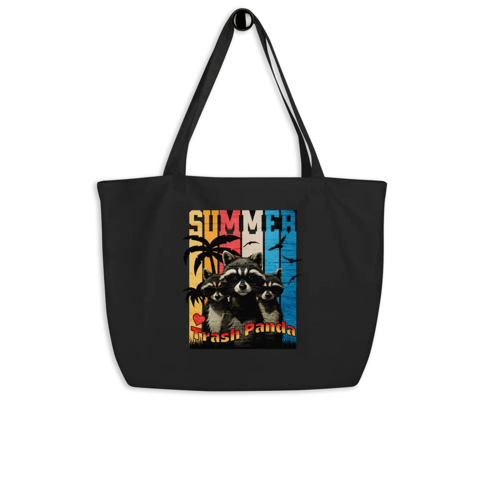 Summer Trash Panda Organic Cotton Tote product image (4)
