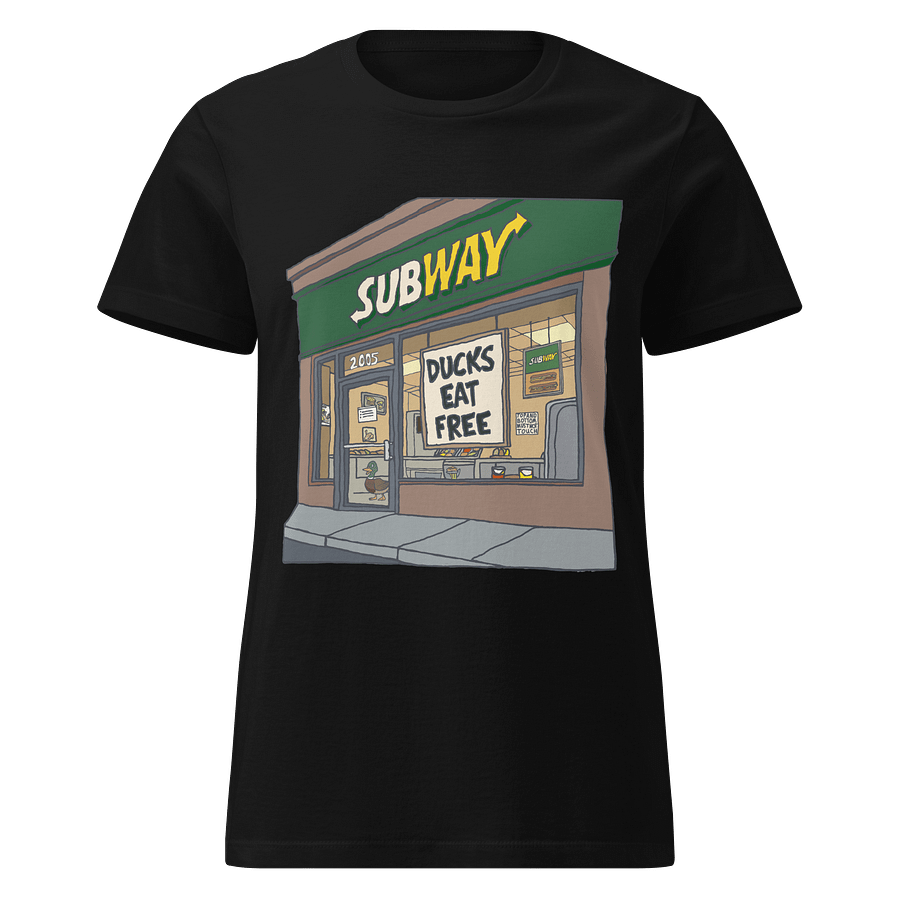 Ducks Eat Free At Subway | Woman's Cut product image (1)