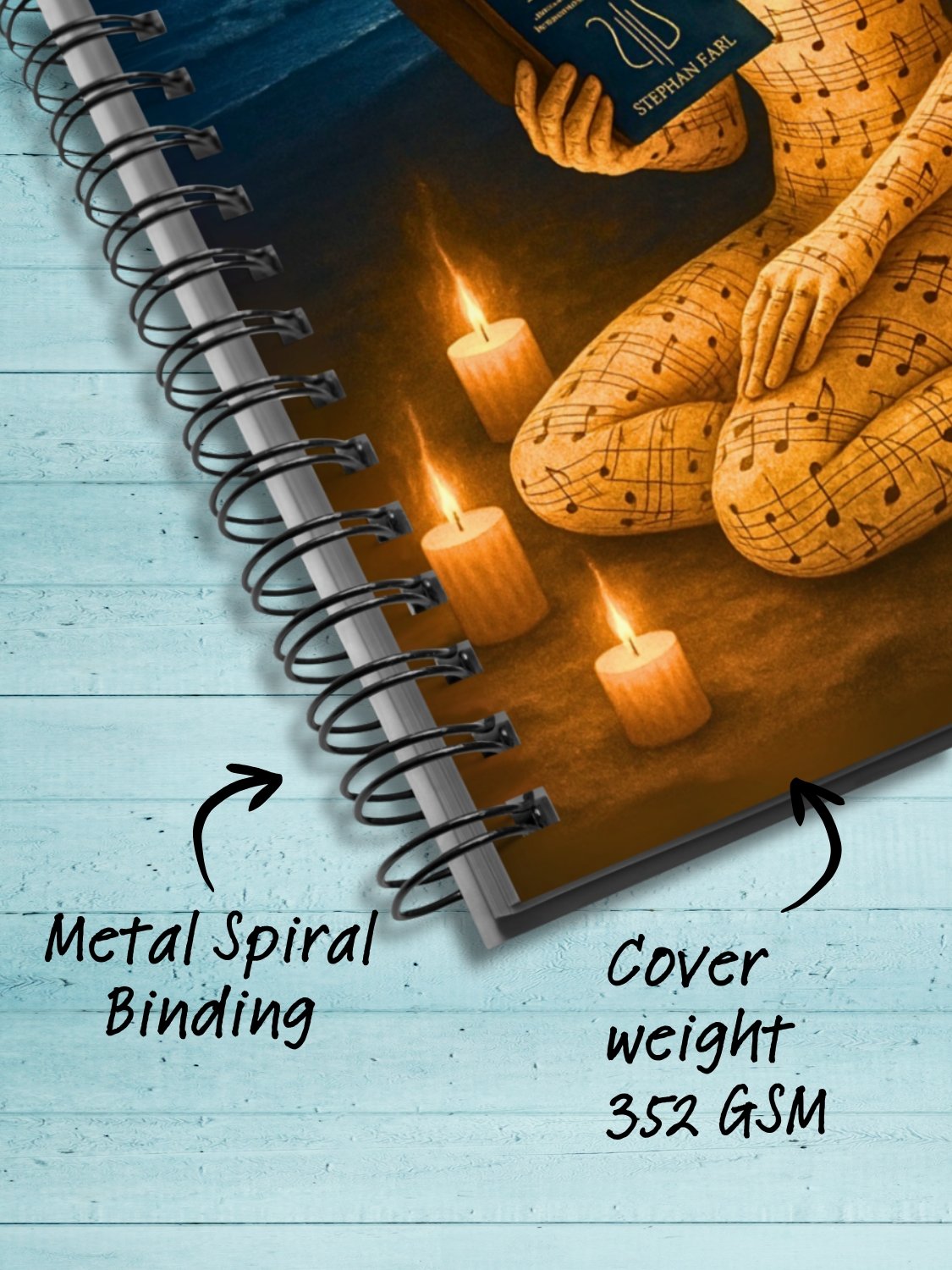 Moonlit Devotion - Spiral Journal Notebook product image (4)