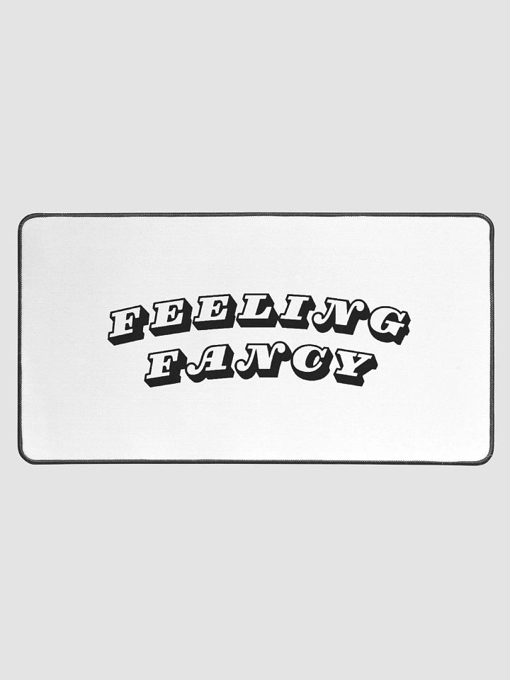 feeling fancy: Desk mat product image (1)