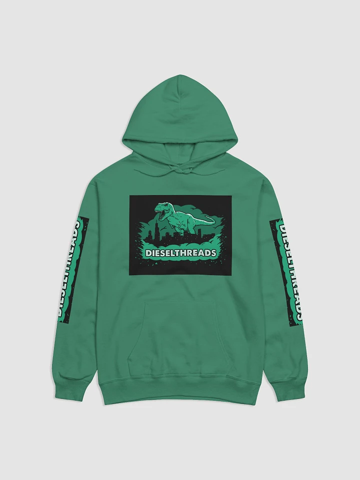 DieselThreads Classic Logo Green Hoodie product image (1)