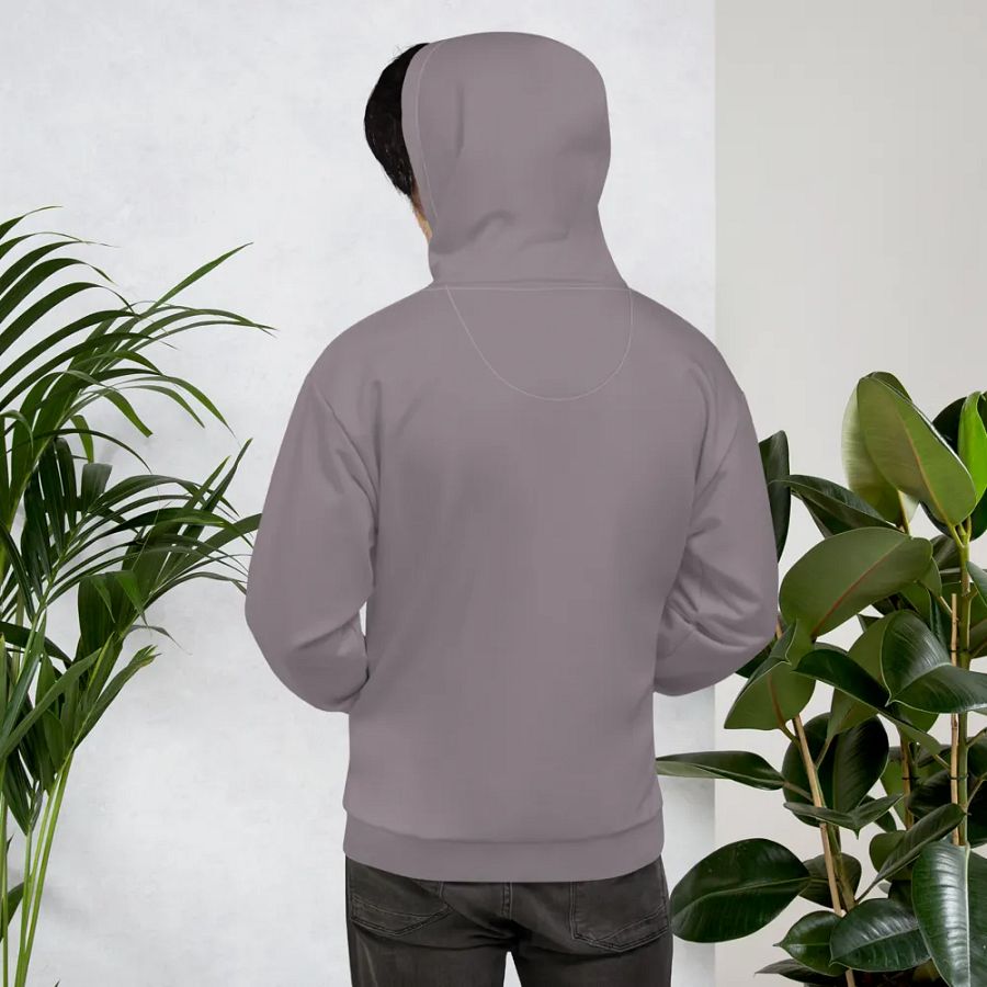 Plain Medium Gray True Summer Unisex Recycled Polyester Heavyweight Premium Hoodie by Treasure Pie product image (11)