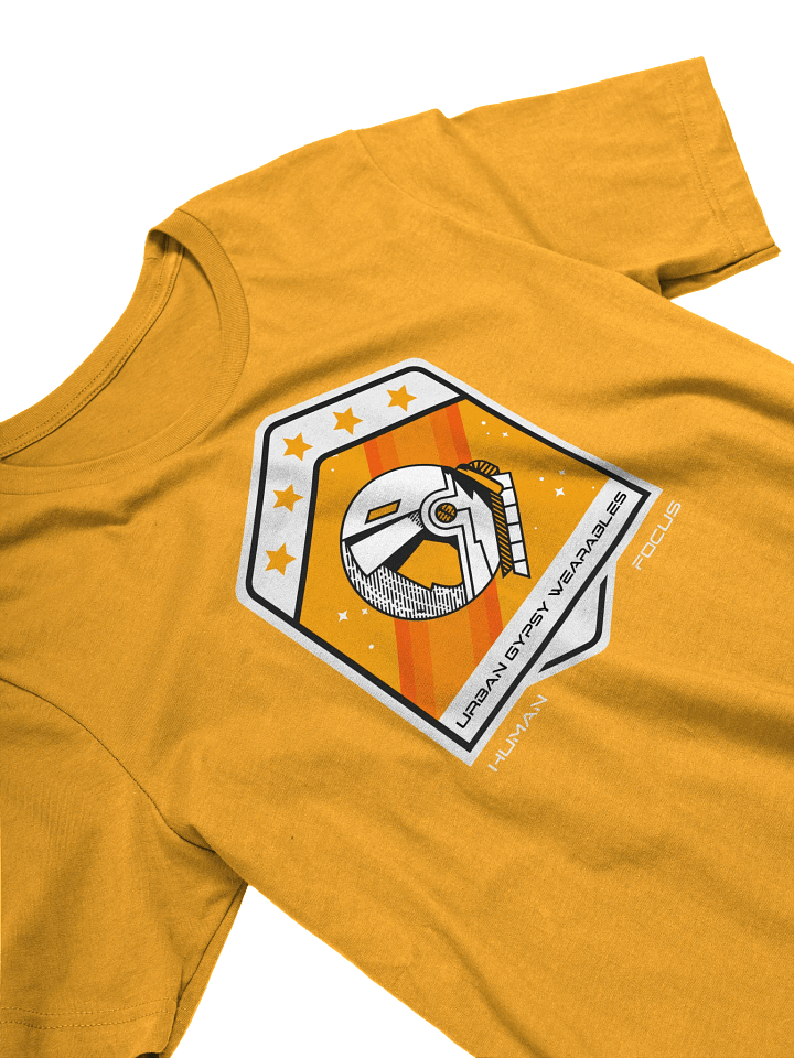 Human Space Focus Badge T-Shirt product image (56)
