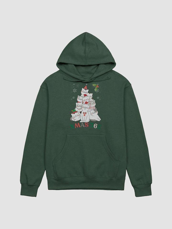 Xmas 365 Feline Festive Christmas Tree Hoodie product image (7)