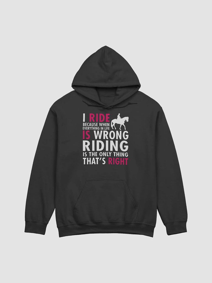 Riding is the only thing that's right - hoodie product image (7)