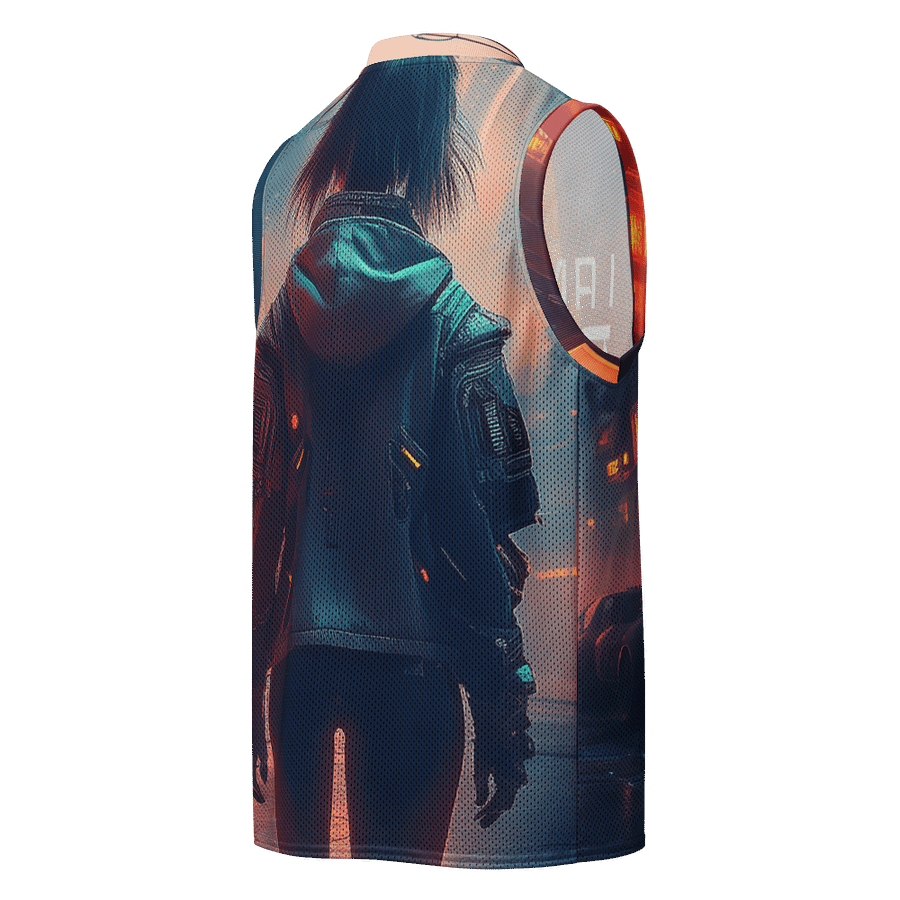 Cyberpunk Basketball Jersey product image (2)