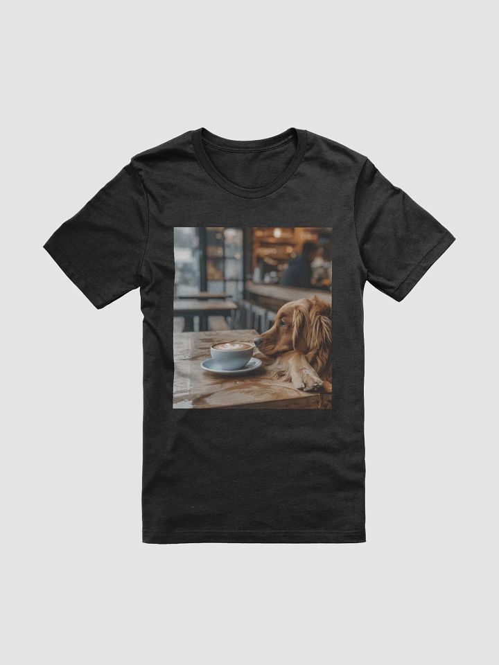 Café Dog T-Shirt | Coffee & Canine Lover Tee | Perfect for Pet Owners Who Love Coffee product image (1)