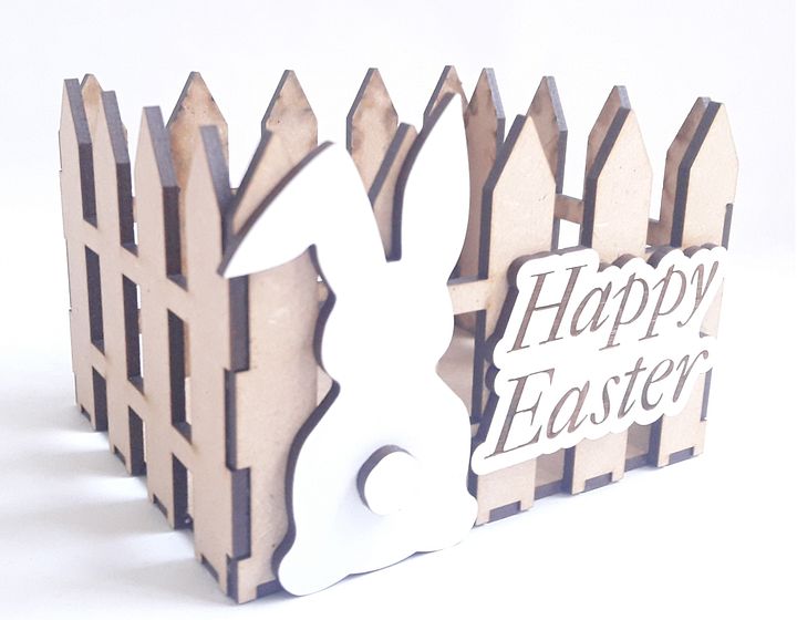 Easter Fence Basket - Laser Cut Files product image (2)
