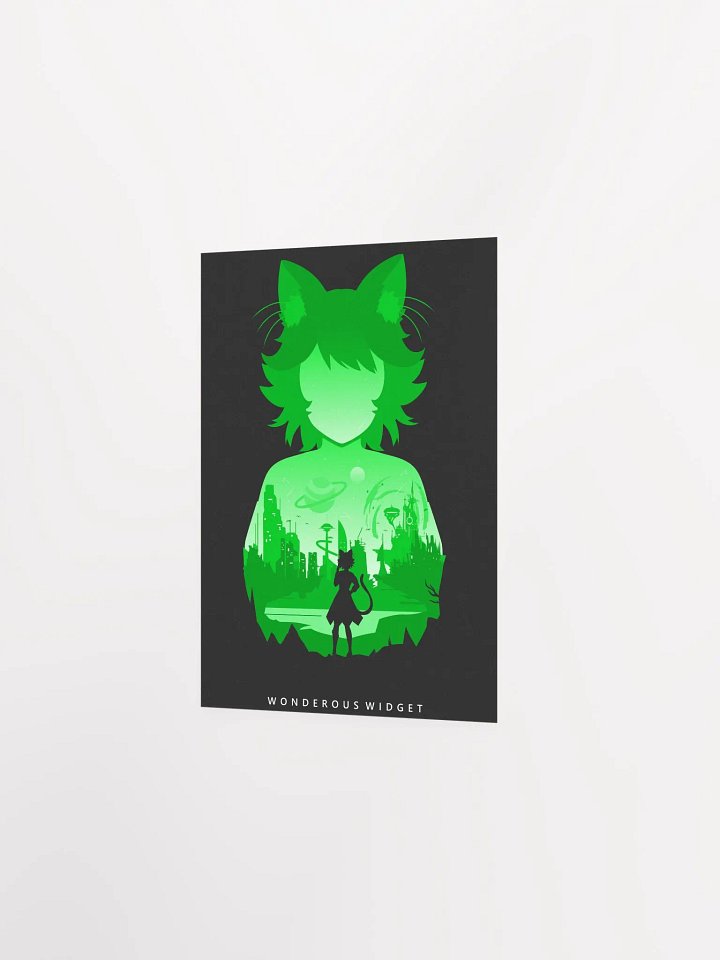 Cyber Kitty (Matte Poster) product image (2)