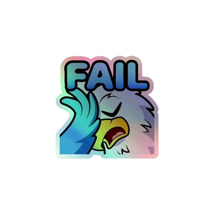 MSG Fails Holo Sticker product image (1)