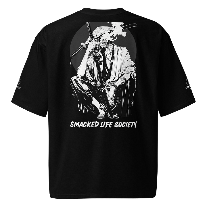 "Born to Be Smacked" Oversized Samurai Tee – Smacked Life Society (Black) product image (2)