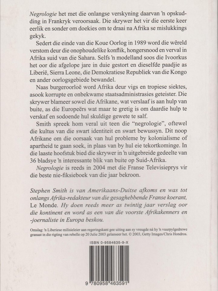 Negrologie, deur Stephen Smith product image (2)