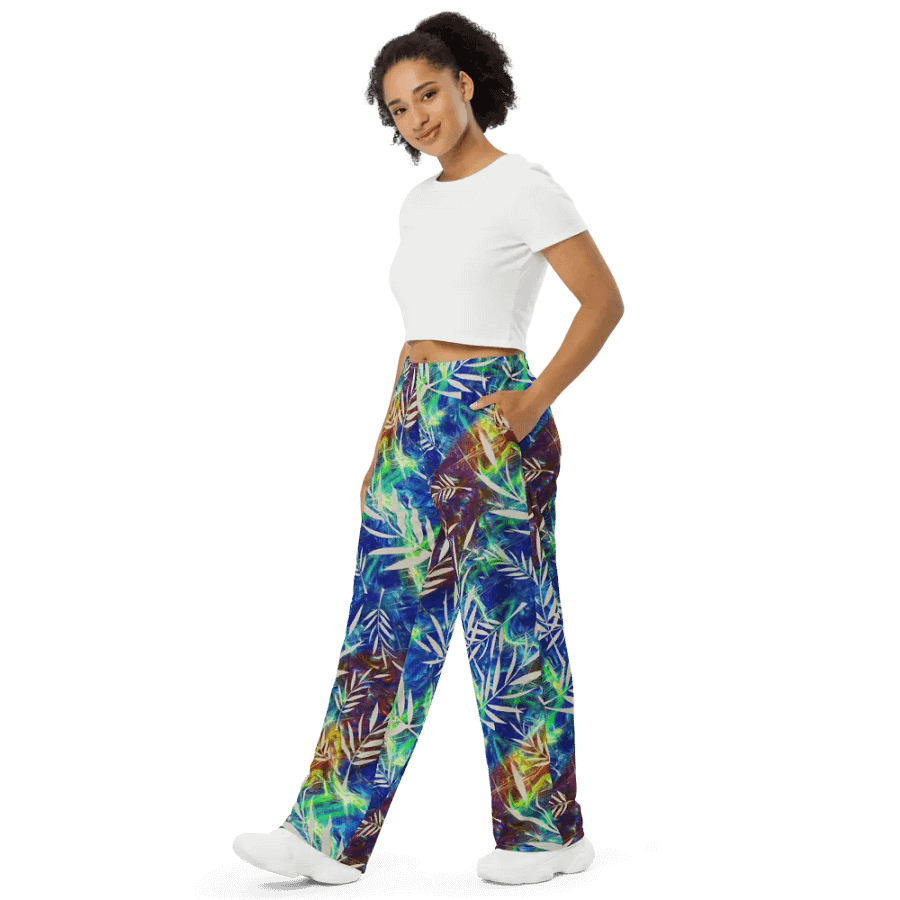 Hawaiian Pattern Wideleg Pants product image (4)