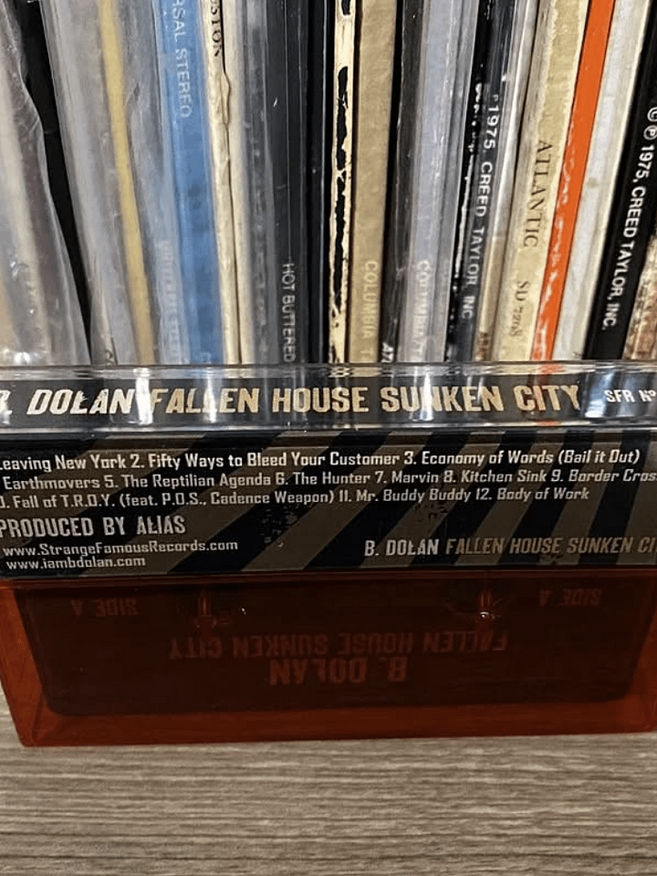 Autographed Cassette - B. Dolan "Fallen House, Sunken City" (2010) product image (2)