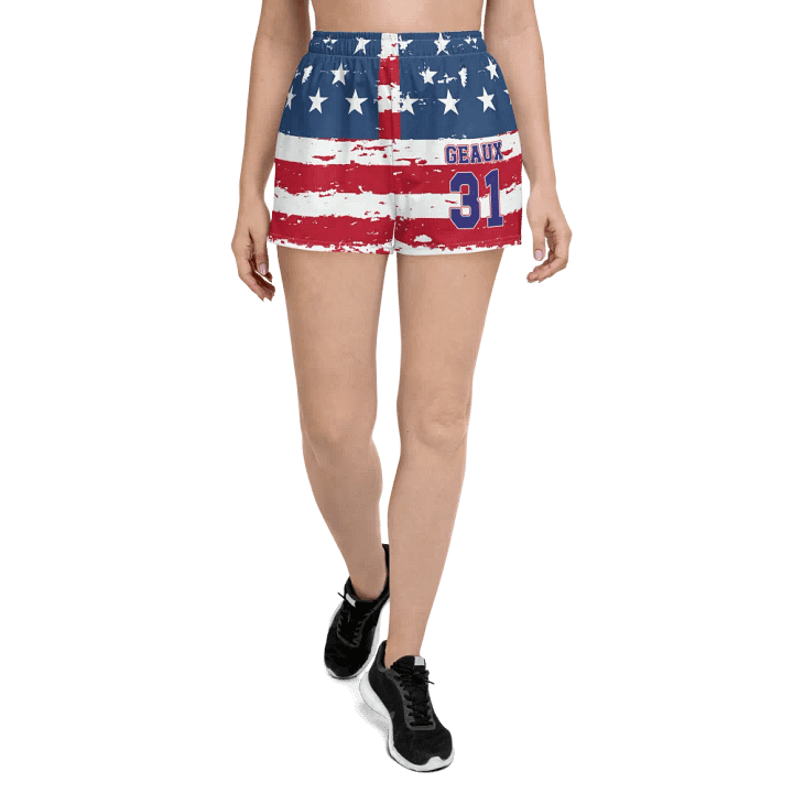 Geaux 31 - Vintage Flag Style Patriots Unisex Shorts product image (1)