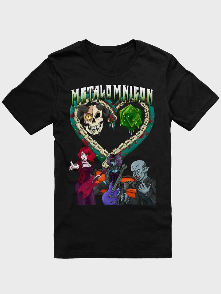 METALOMNICON – Heavy Metal Heart Tee product image (4)