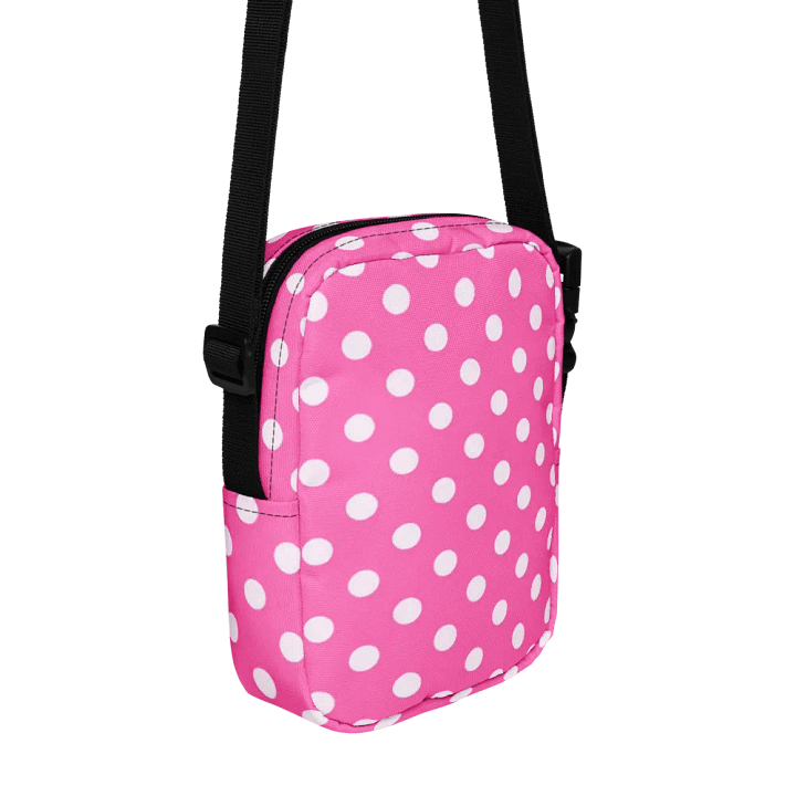 Pink Polka Dot Crossbody Bag product image (2)