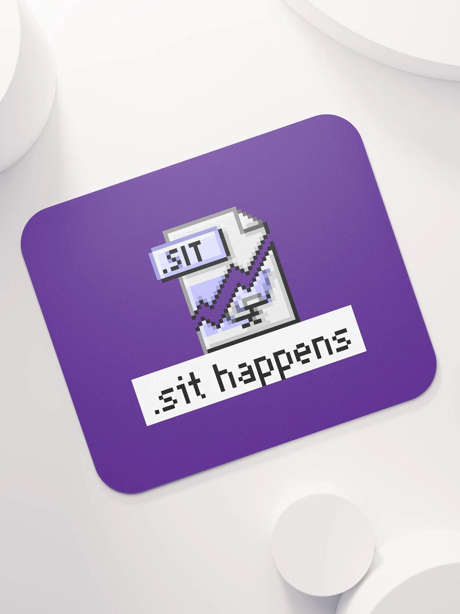 Sit Happens Mouse Pad (Purple) product image (7)