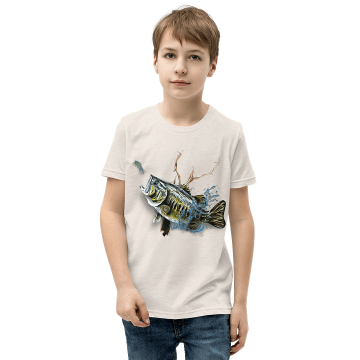 Leaping Bass Youth T-Shirt product image (1)