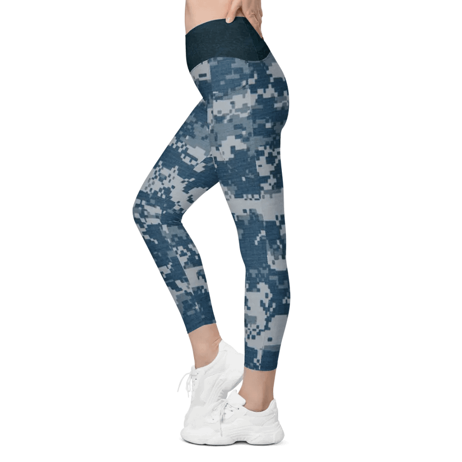 U.S. Navy Camouflage Crossover Leggings product image (4)